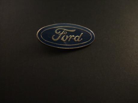 Ford logo twee ringen zilverkleurige letters